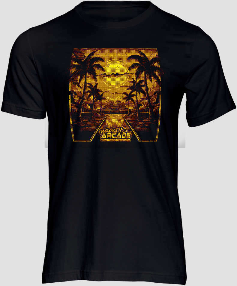 Broken Arcade CRT-Wave Short Sleeve T-shirt