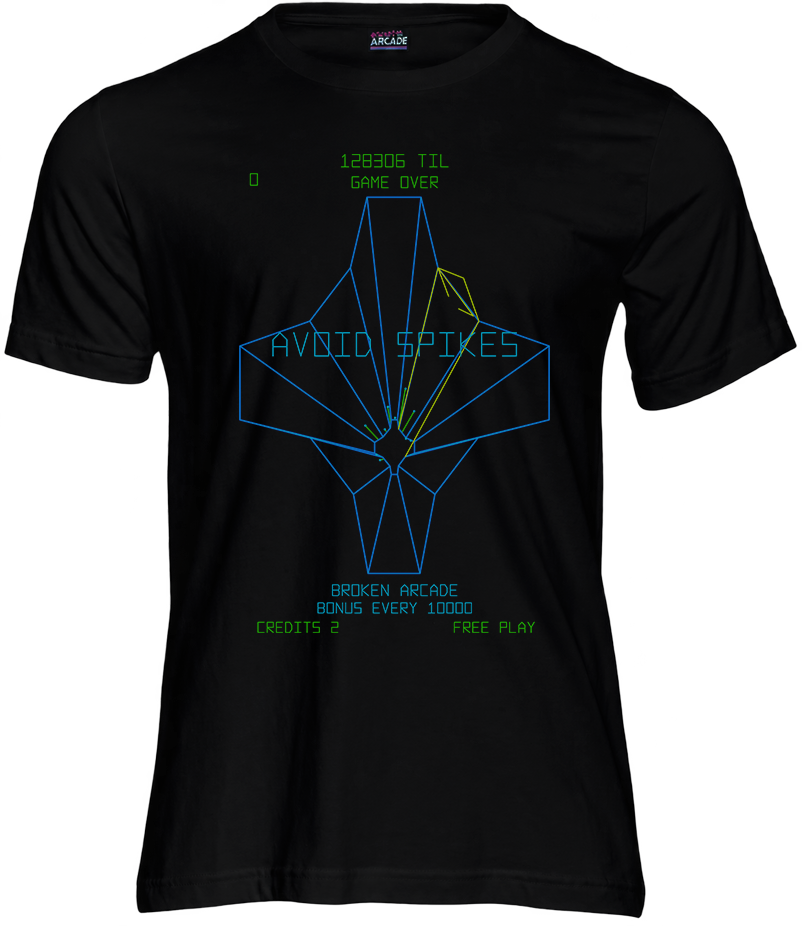 Broken Arcade Avoid The Spikes Short Sleeve T-shirt