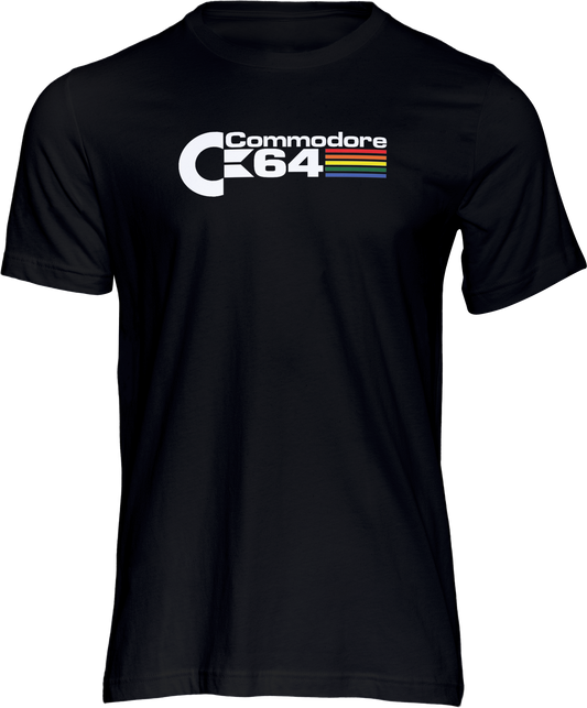 Commodore Logo Short Sleeve T-shirt Black