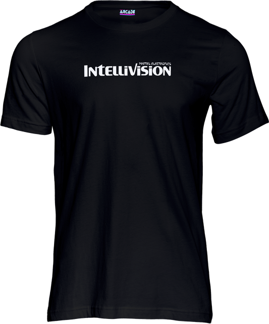 Intellivision Console Logo Short Sleeve T-shirt Black