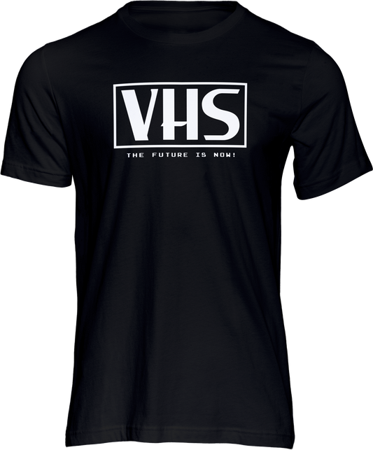 VHS - THE FUTURE IS NOW! -  Short Sleeve T-shirt Black