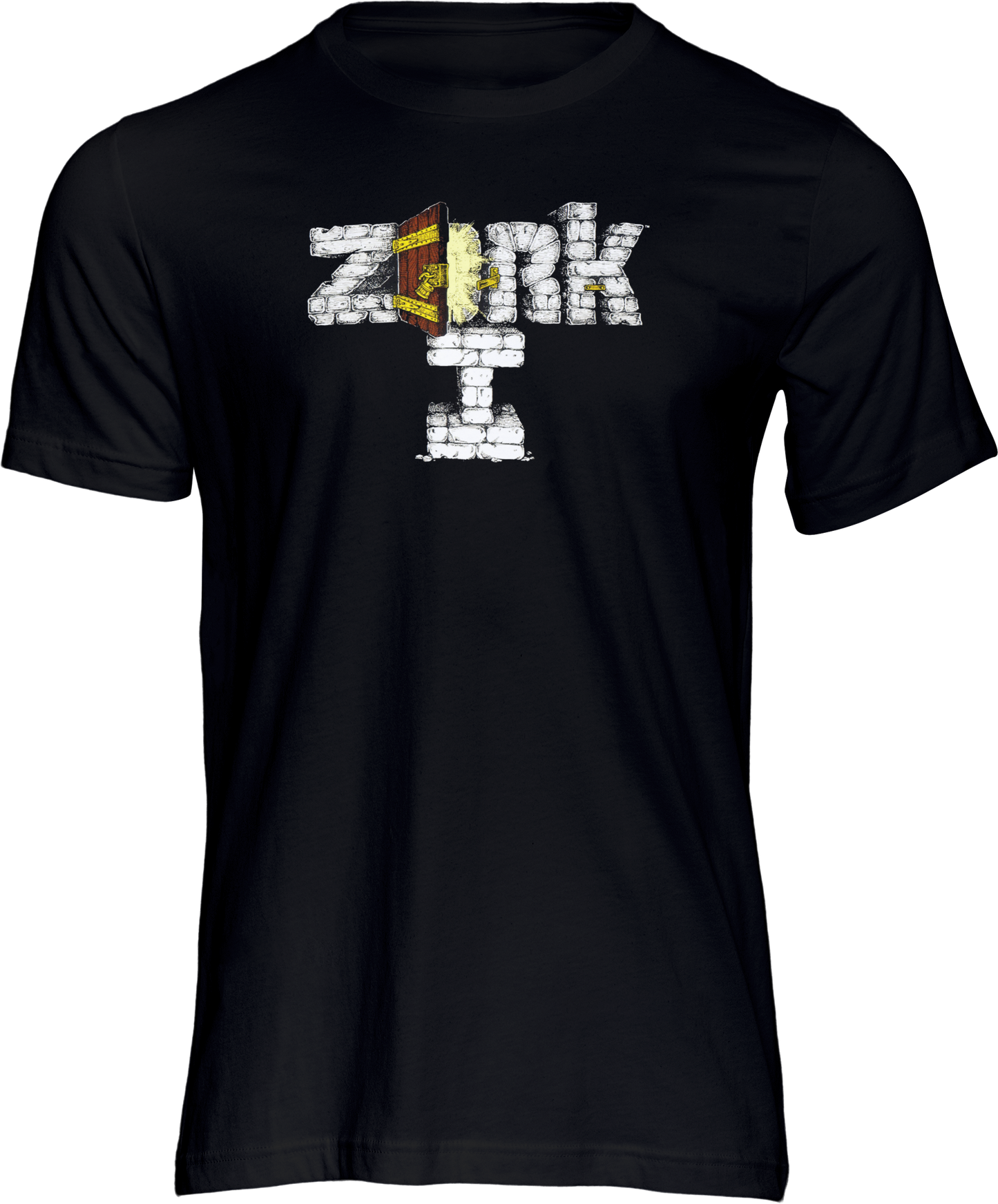 ZORK 80s Text Game Front Short Sleeve T-shirt Black