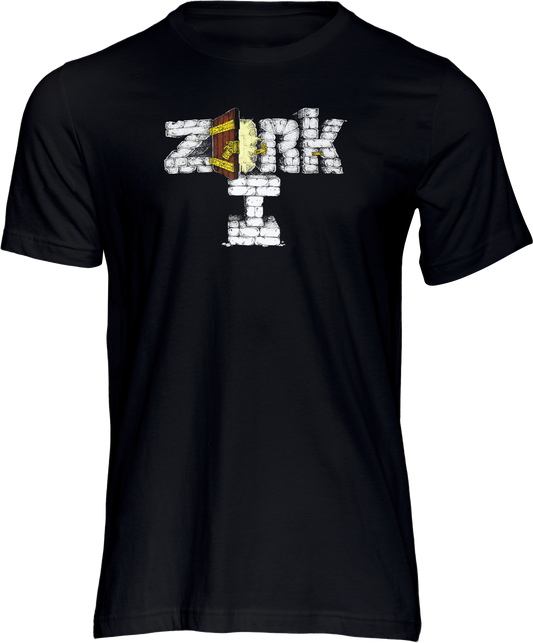 ZORK 80s Text Game Front Short Sleeve T-shirt Black