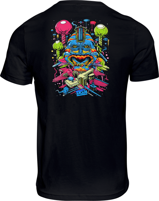 Dark Wave Short Sleeve T-shirt - Broken Arcade