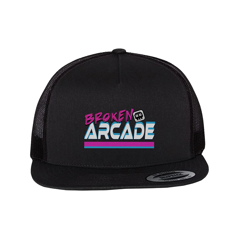 Broken Arcade Flat Bill Hat