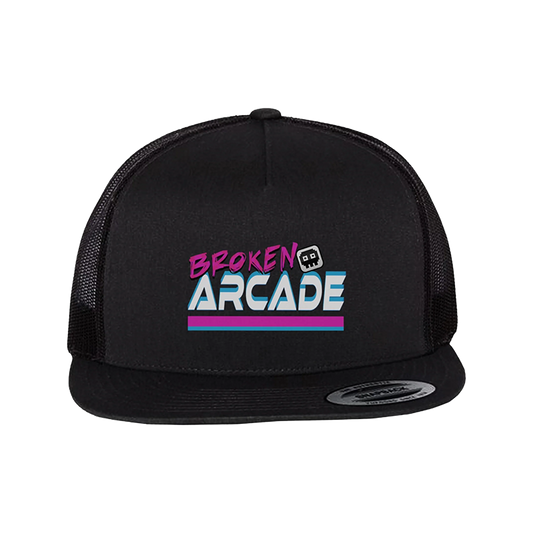 Broken Arcade Flat Bill Hat