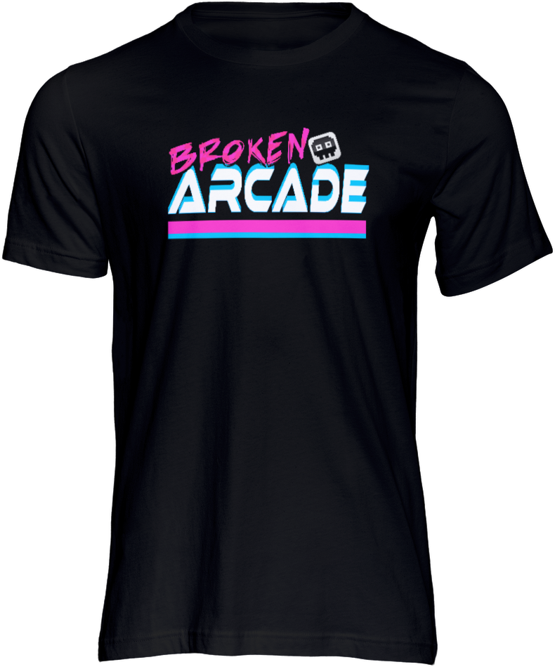 Broken Arcade Logo Short Sleeve T-shirt Black