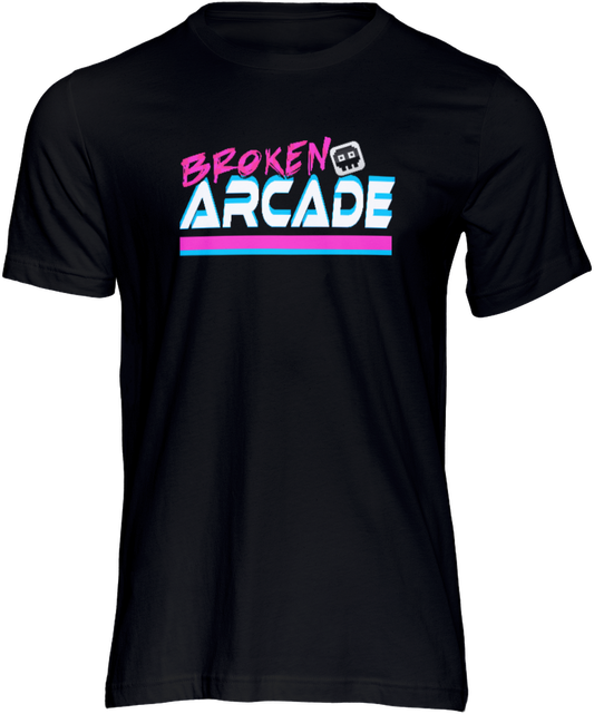 Broken Arcade Logo Short Sleeve T-shirt Black